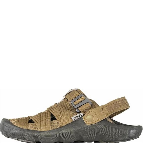 NEW OBOZ men\'s whakata trail sandal in mustard seed